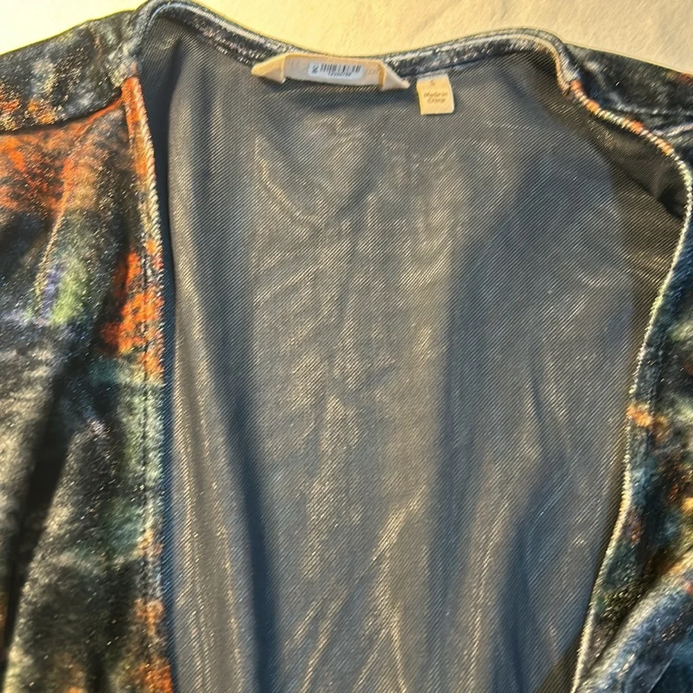 SOFT SURROUNDING VELVET ALYSSA TAPESTRY TOP WOMEN SIZE S - Picture 10 of 12